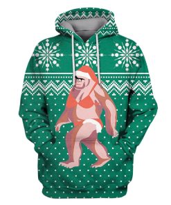 Merry christmas Custom T-shirt - Hoodies Apparel HD-UGL110142 3D Custom Fleece Hoodies Hoodie S 