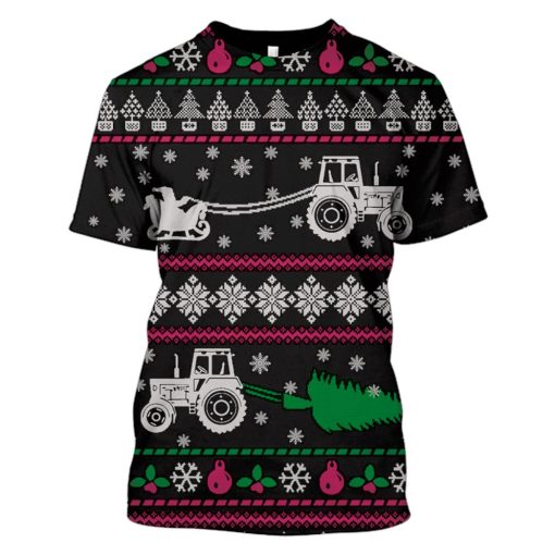 Gearhumans Merry Christmas Custom T-shirt - Hoodies Apparel 10 Merry Christmas Custom T-shirt - Hoodies Apparel HD-UGL110195 3D Custom Fleece Hoodies T-Shirt S