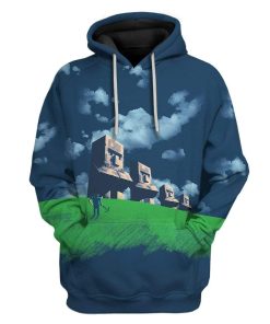 Minecraft Easter Moai Custom T-Shirts Hoodies Apparel HD-AT0602203 3D Custom Fleece Hoodies Hoodie S 