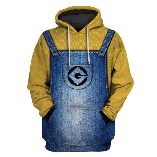 Minion Custom T-shirt - Hoodies Apparel HD-MV2001 3D Custom Fleece Hoodies Hoodie S