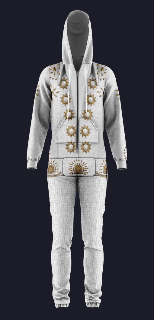 Gearhumans 3D Cosplay ELV PRL Burning Love White Jumpsuit