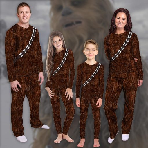 Gearhumans 3D S.W ChewBacca Set Cosplay Custom Family Pajamas - Image 6