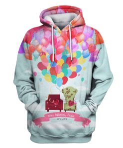 More Balloon Please Custom T-shirt - Hoodies Apparel MV110577 3D Custom Fleece Hoodies Hoodie S 