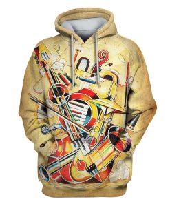 Music Custom T-shirt - Hoodies Apparel HD-GH110605 3D Custom Fleece Hoodies Hoodie S 
