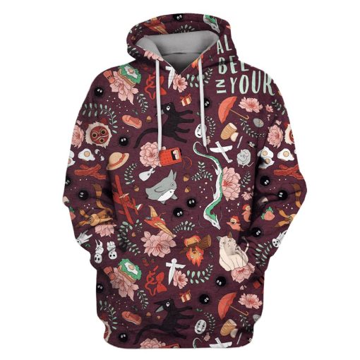 My Neighbor Totoro Always Believe In Yourself Custom T-shirt - Hoodies Apparel HD-MV110683 3D Custom Fleece Hoodies Hoodie S