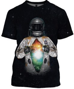 NASA Astronaut Custom T-shirt - Hoodies Apparel GH110303 3D Custom Fleece Hoodies T-Shirt S 
