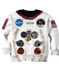 Nasa astronaut Kid Custom Hoodies T-shirt Apparel HD-GH20365K kid 3D apparel Kid Sweatshirt 2XS 