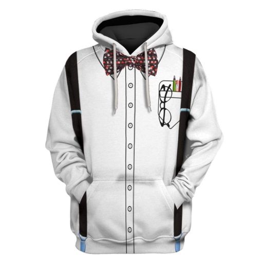 Nerd costume Custom T-shirt - Hoodies Apparel HD-GH20312 3D Custom Fleece Hoodies Hoodie S