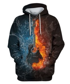 Nice Guitar Custom T-shirt - Hoodies Apparel HD-GH110602 3D Custom Fleece Hoodies Hoodie S 