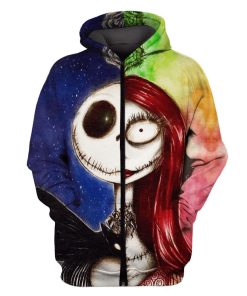 Nightmare Before Christmas Hoodies - T-Shirts Apparel MV110163 3D Custom Fleece Hoodies Zip Hoodie S 