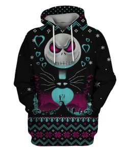 Nightmare Before Christmas: Night Of Love Custom T-shirt - Hoodies Apparel HD-MV110623 3D Custom Fleece Hoodies Hoodie S 