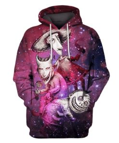 nightmare before christmas shock and barrel Hoodies - T-Shirts Apparel MV110287 3D Custom Fleece Hoodies Hoodie S 
