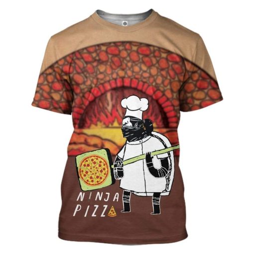 Ninja Pizza Custom T-Shirts Hoodies Apparel HD-TA0612193 3D Custom Fleece Hoodies T-Shirt S