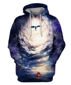 Norse Funeral How to train Your Dragon Custom T-shirt - Hoodies Apparel HD-MV110601 3D Custom Fleece Hoodies Hoodie S 
