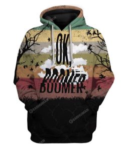 Ok Boomer Custom T-shirt - Hoodies Apparel HD-AT08111904 3D Custom Fleece Hoodies Hoodie S 