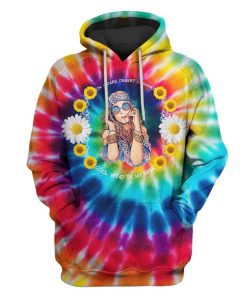 On a dark desert highway cool wind in my hair Custom T-shirt - Hoodies Apparel HD-MV111362 3D Custom Fleece Hoodies Hoodie S 