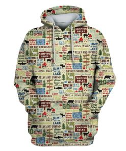 Outdoor Adventure Camping Custom T-shirt - Hoodies Apparel HD-GH110614 3D Custom Fleece Hoodies Hoodie S
