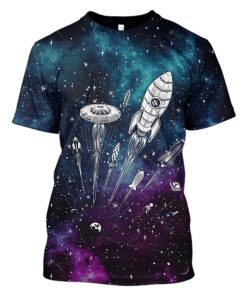 Outer space Custom T-shirt - Hoodies Apparel GH110399 3D Custom Fleece Hoodies T-Shirt S