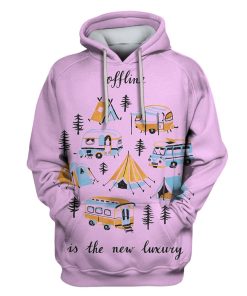 Outside Camping Custom T-shirt - Hoodies Apparel HD-GH110617 3D Custom Fleece Hoodies Hoodie S