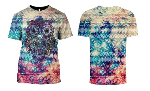 Owl Galaxy Hoodies T-Shirt Apparel HP101130 3D Custom Fleece Hoodies