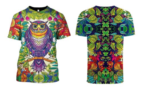 Owl Hoodies T-Shirt Apparel HD-HP101122 3D Custom Fleece Hoodies