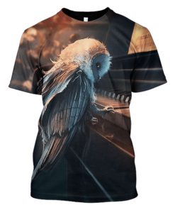 Owl Hoodies T-Shirt Apparel HL101166 3D Custom Fleece Hoodies T-Shirt S 