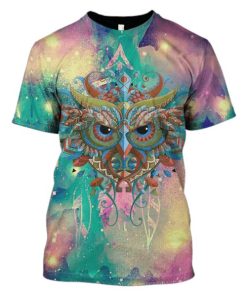 Owl Hoodies - T-Shirt Apparel HP101113 3D Custom Fleece Hoodies T-Shirt S 