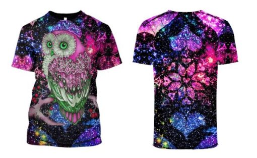 Owl Hoodies -T-Shirt Apparel HP101115 3D Custom Fleece Hoodies