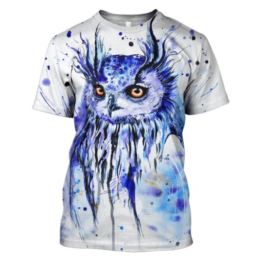 Owl Hoodies - T-Shirts Apparel WL110119 3D Custom Fleece Hoodies T-Shirt S