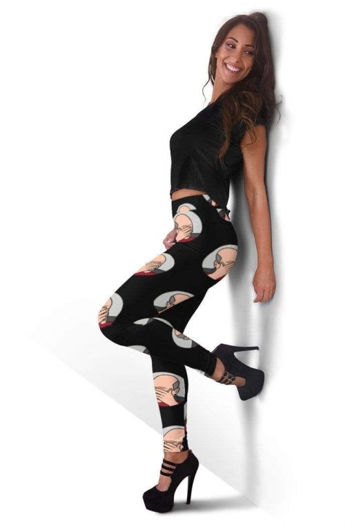 Patrick Stewart Professor X facepalm Full-print Leggings HD-GH20485-LEG Leggings