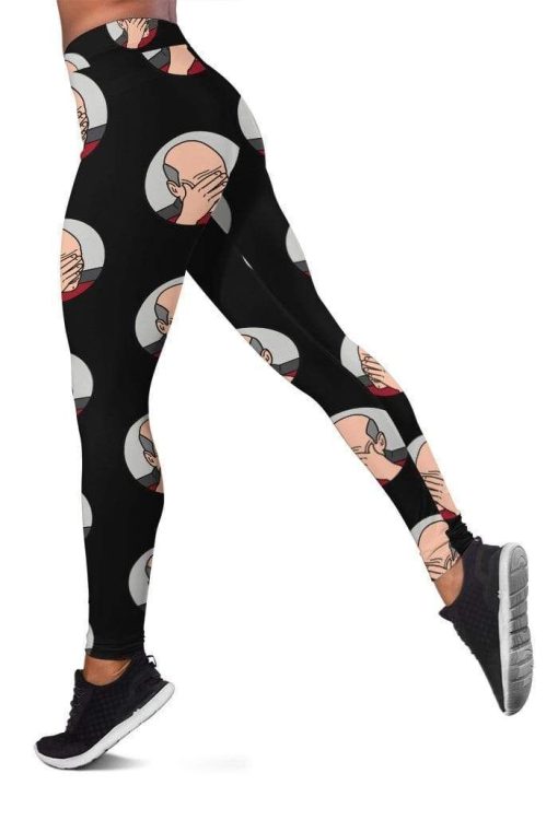 Patrick Stewart Professor X facepalm Full-print Leggings HD-GH20485-LEG Leggings
