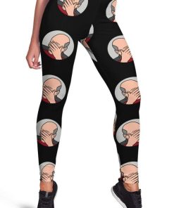 Patrick Stewart Professor X facepalm Full-print Leggings HD-GH20485-LEG Leggings Leggings S 