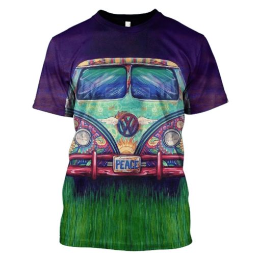 Peace Car Hoodies - T-Shirts Apparel HP110134 3D Custom Fleece Hoodies T-Shirt S