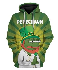 Pepechaun St Patrick's Day Custom T-Shirts Hoodies Apparel HD-TA3001204 3D Custom Fleece Hoodies Hoodie S 