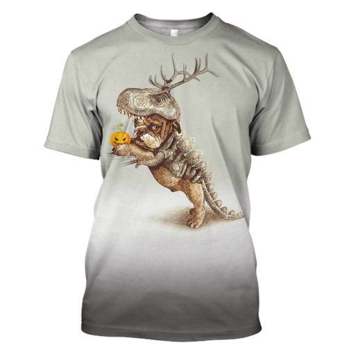 Pet Bulldog Hoodies - T-Shirt Apparel PET101113 3D Custom Fleece Hoodies T-Shirt S