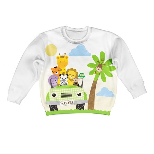 Pets Going Straight To The Summer Custom Hoodies T-shirt Apparel HD-PET110286K kid 3D apparel Kid Sweatshirt S/6-8