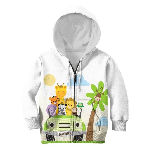 Pets Going Straight To The Summer Custom Hoodies T-shirt Apparel HD-PET110286K kid 3D apparel Kid Zip Hoodie S/6-8