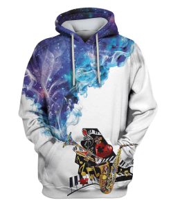 Piano Saxophone Custom T-shirt - Hoodies Apparel HD-GH110601 3D Custom Fleece Hoodies Hoodie S