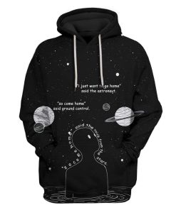 Planets in space Custom T-shirt - Hoodies Apparel HD-GH20043 3D Custom Fleece Hoodies Hoodie S 