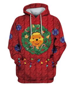 POOH ON CHRISTMAS DAY Custom T-shirt - Hoodies Apparel HD-UGL110215 3D Custom Fleece Hoodies Hoodie S 