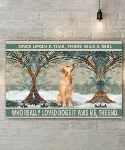 Gearhumans 3D Golden Retriever Once Upon A Time Custom Poster