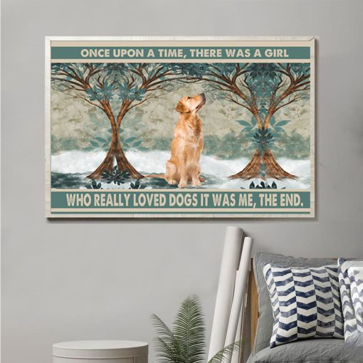 Gearhumans 3D Golden Retriever Once Upon A Time Custom Poster - Image 2