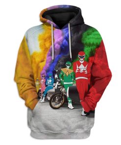 Power Racers Custom T-Shirts Hoodies Apparel MV-DT0402202 3D Custom Fleece Hoodies Hoodie S 