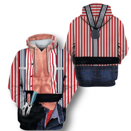 REPAIRER Custom T-shirt - Hoodies Apparel HD-JOB110109 3D Custom Fleece Hoodies