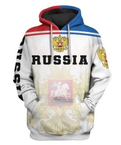 Russia Custom T-shirt - Hoodies Apparel HD-GH20498 3D Custom Fleece Hoodies Hoodie S 