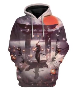 Samurai In The Night Custom T-Shirts Hoodies Apparel JP-TA2512195 3D Custom Fleece Hoodies Hoodie S 
