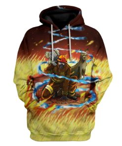 Save Australia Firefighter Custom T-Shirts Hoodies Apparel HD-QM10012010 3D Custom Fleece Hoodies Hoodie S 