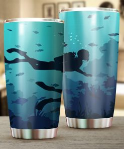 Scuba Diving - Tumbler Cup tumbler Tumbler 20 Oz Double-walled Stainless Steel Tumbler 