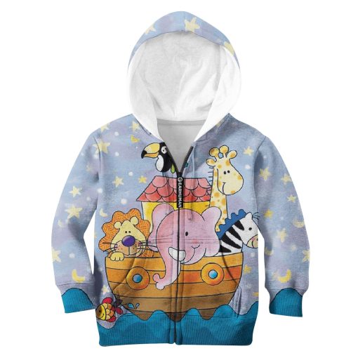 Sea Adventures of Pets Custom Hoodies T-shirt Apparel HD-PET110260K kid 3D apparel Kid Zip Hoodie S/6-8