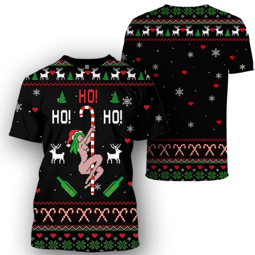Sexy Dancer On Christmas Custom T-shirt - Hoodies Apparel HD-UGL110204 3D Custom Fleece Hoodies